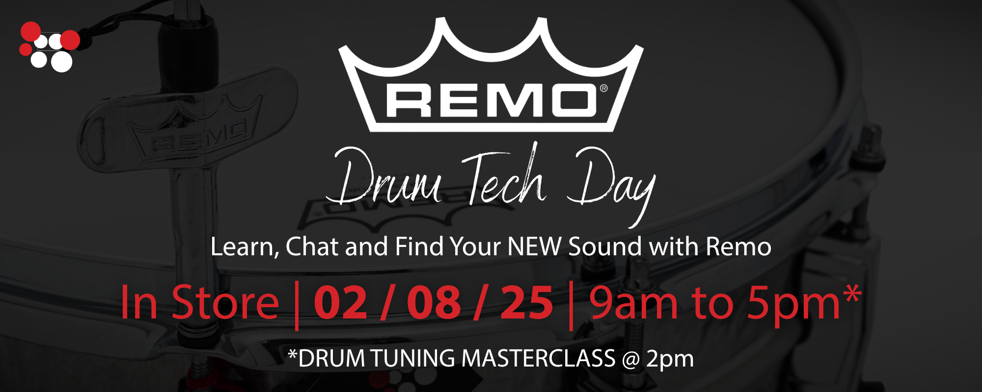 Remo Drum Tech Day: Tuning Masterclass – 2 August 2025  