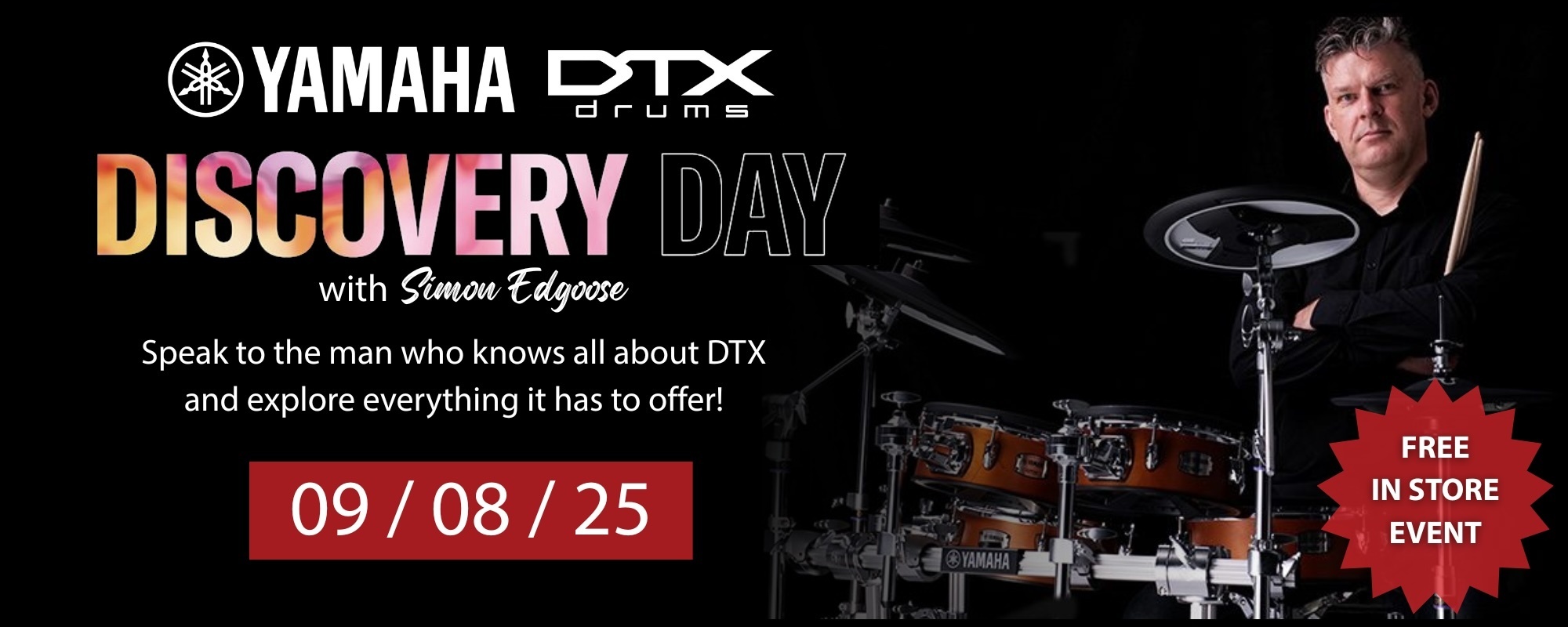 Yamaha DTX Discovery Day with Simon Edgoose | Graham Russell Drums