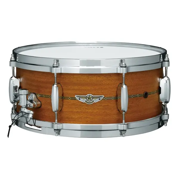 Tama Tama Star Reserve Mahogany 14'' x 6'' Snare Drum, Oiled Natural Mahogany