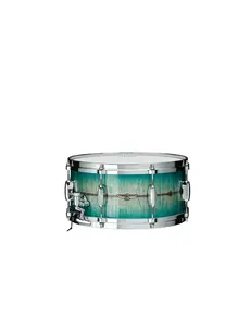 Tama Tama Star Maple 14" x 6.5" Snare Drum, Emerald Sea Curly Maple Burst