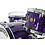 Gretsch Gretsch Broadkaster 24" Drum Kit, Purple Marine Pearl