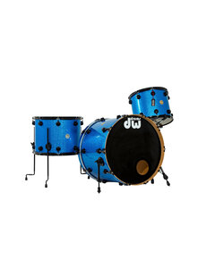 DW Drums DW Collectors 24" Drum Kit, Blue Sparkle