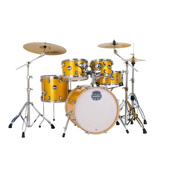 Mapex Mapex Mars 20" Birch Drum Kit, Sunflower Sparkle
