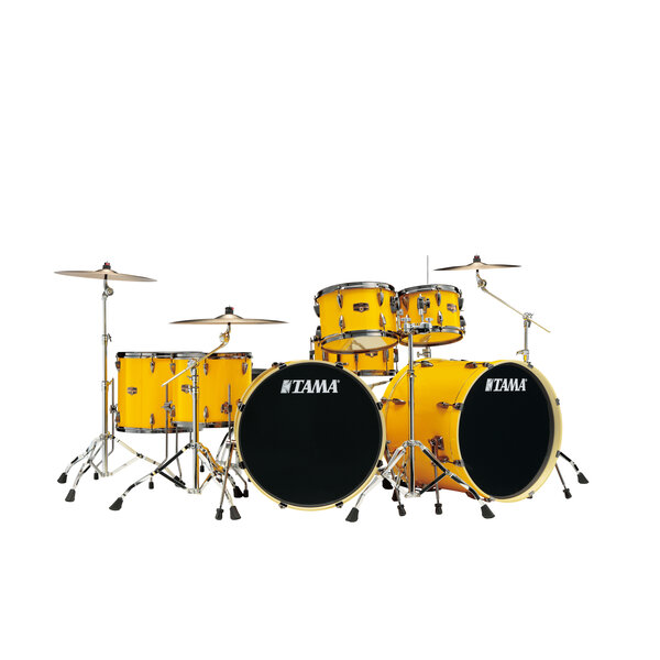 Tama Tama Imperialstar Ltd Edition Lars Ulrich 2 x 22" Drum Kit, Electric Yellow