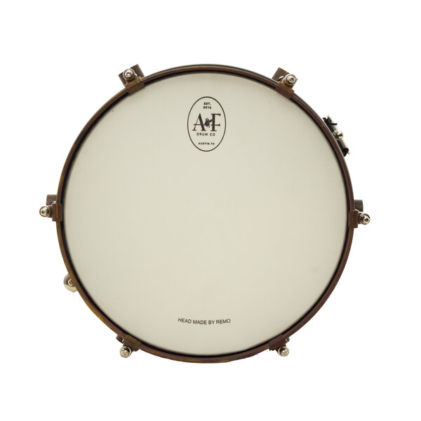 A & F Drum Co A&F 10" x 6.5" Raw Steel Snare Drum