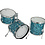 Gretsch Gretsch USA Custom 18" Drum Kit, Turquoise Pearl