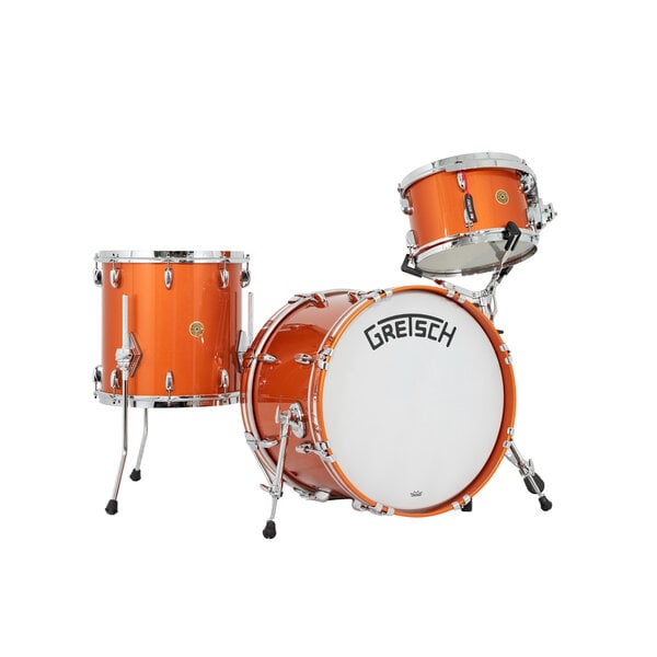 Gretsch Gretsch Broadkaster 20" Drum Kit, Tangerine Metallic Gloss