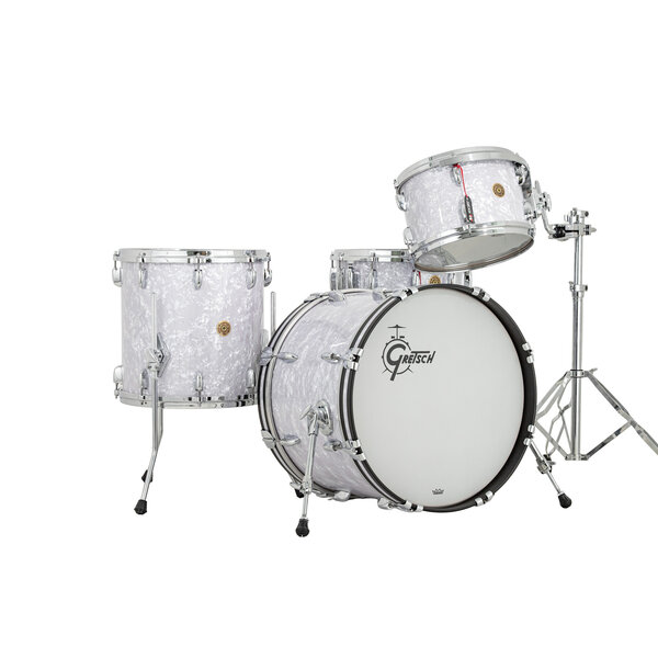 Gretsch Gretsch USA Custom 20" Drum Kit, White Marine Pearl