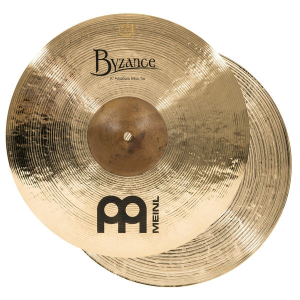 Meinl Meinl Byzance 15" Brilliant Polyphonic Hi-hat Cymbals