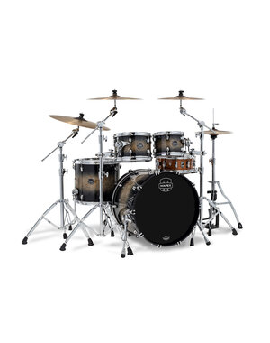Mapex Mapex Saturn VI Fast Rock 22" Drum Kit, Black Ink Burst
