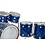DW Drums DW Collectors 22" Mahogany Maple Drum Kit, Blue Moonstone