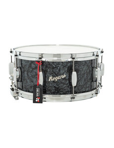 Rogers Rogers Dyna-Sonic 14" x 6.5" Snare Drum, Black Diamond Pearl