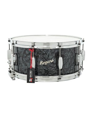 Rogers Rogers Dyna-Sonic 14" x 6.5" Snare Drum, Black Diamond Pearl