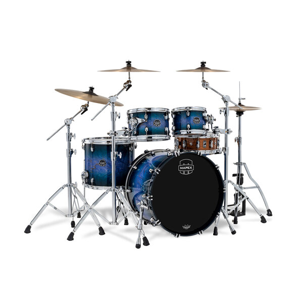 Mapex Mapex Saturn VI Fast Rock 22" Drum Kit, Cobalt Burst