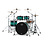 Mapex Saturn VI Fast Rock 22" Drum Kit, Marine Teal Burst