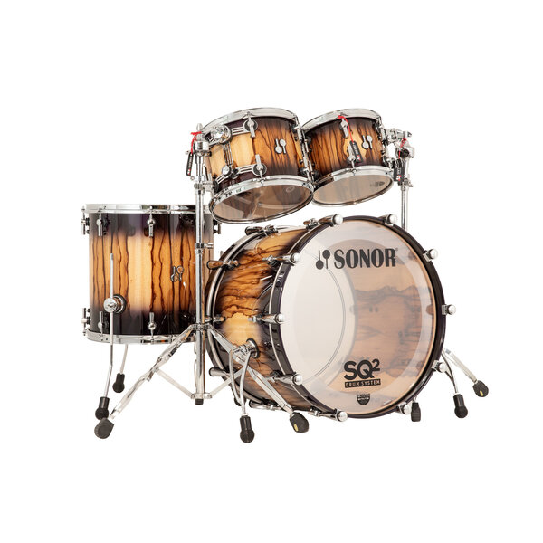 Sonor Sonor SQ2 22" Medium Maple Drum Kit, Violet Burst Over African Marble