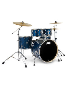PDP PDP Mainstage 22" Drum Kit, Twisted Blue Steel w/Cymbals & Hardware