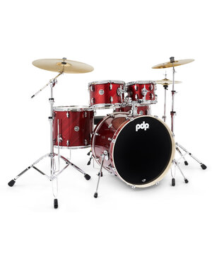 PDP PDP Mainstage 22" Drum Kit, Twisted Cherry w/Cymbals & Hardware