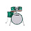 Yamaha Yamaha Absolute Hybrid Maple 20" Drum Kit, Jade Green Sparkle