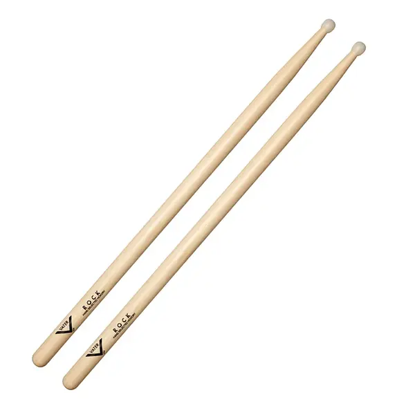 Vater Vater Hickory Rock Nylon Nylon Tip Drum Sticks