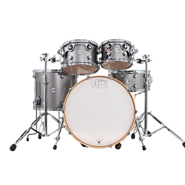 DW Drums DW Design Series 22" Ltd Edition Drum Kit, Titanium Satin