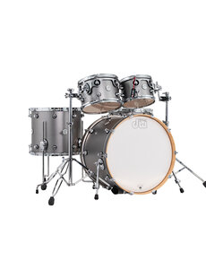 DW Drums DW Design Series 22" Ltd Edition Drum Kit, Titanium Satin