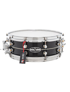 Pearl Pearl Hybrid Exotic 14" x 5" Snare Drum, Ebony Lacquer w/Pearl Inlay