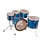 DW Drums DW Collectors 22" Drum Kit, Blue Glass
