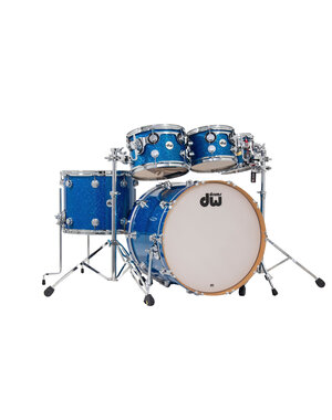 DW Drums DW Collectors 22" Drum Kit, Blue Glass