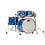 DW Drums DW Collectors 22" Drum Kit, Blue Glass