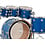 DW Drums DW Collectors 22" Drum Kit, Blue Glass