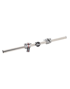 DW Drums DW CPRKB36S 9000 Series 36" Stainless Steel Straight Rack Bar w/2x 1.5" to V Drum Rack Clamps