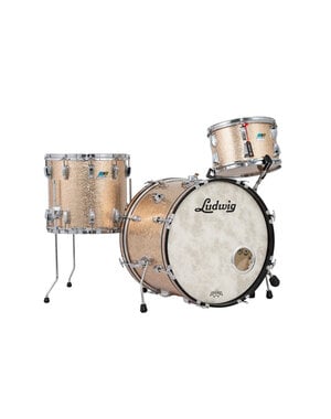 Ludwig Ludwig 20" Maple Drum Kit, Pink Champagne Sparkle