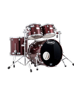 Mapex Mapex Saturn III 22" Drum Kit, Black Cherry Sparkle