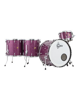 Gretsch Gretsch USA Custom 24" Drum Kit, Purple Glass