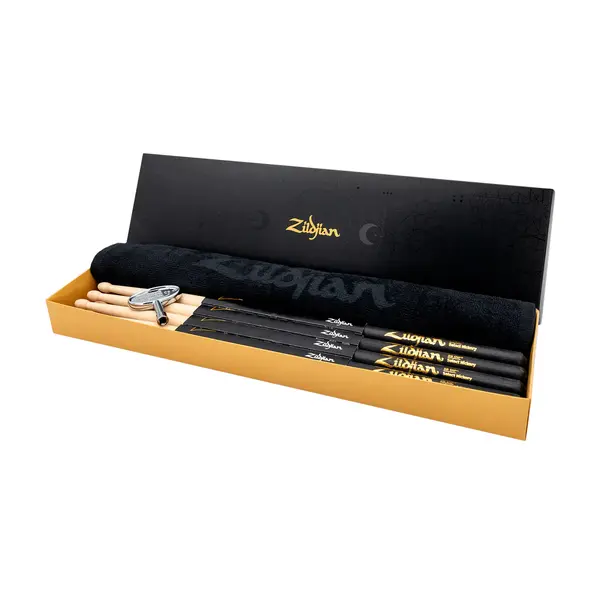 Zildjian Zildjian 5B Dip Drum Sticks Value Pack with Towel & Drum Key