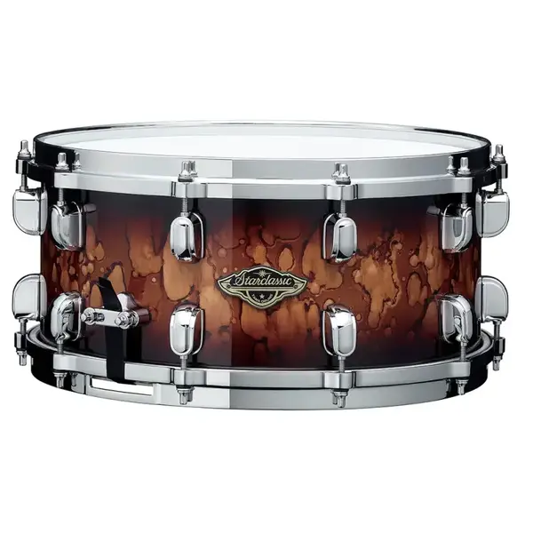 Tama Tama Starclassic Walnut Birch 14” x 5.5” Snare Drum, Molten Brown Burst
