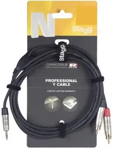 Stagg Stagg N series Y-cable, jack/RCA