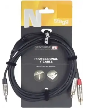 Stagg Stagg N series Y-cable, jack/RCA