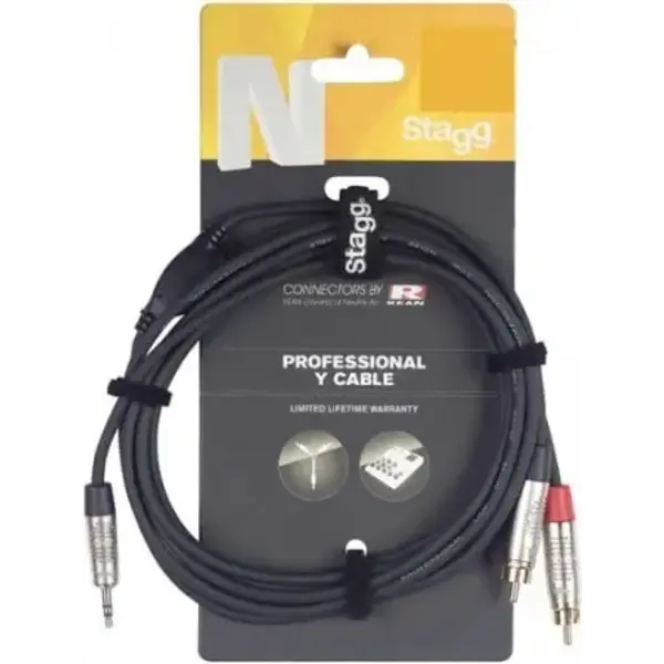 Stagg Stagg N series Y-cable, jack/RCA