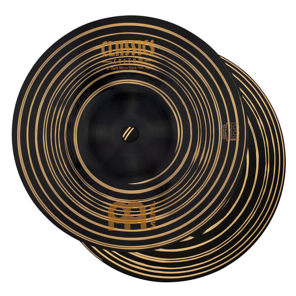 Meinl Meinl Classics Custom 8" Dark Micro Stack Hi Hat Cymbals