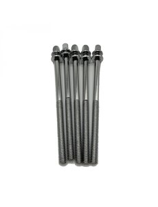 World Max WorldMax 90mm Tension Rods, Chrome
