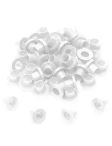 Danmar Danmar 50 Pack Nylon Tension Rod Washers – White