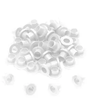 Danmar Danmar 50 Pack Nylon Tension Rod Washers – White