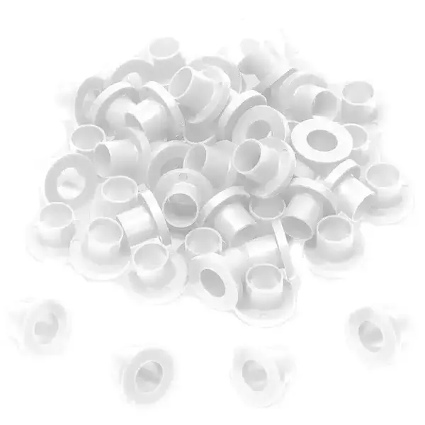 Danmar Danmar 50 Pack Nylon Tension Rod Washers – White