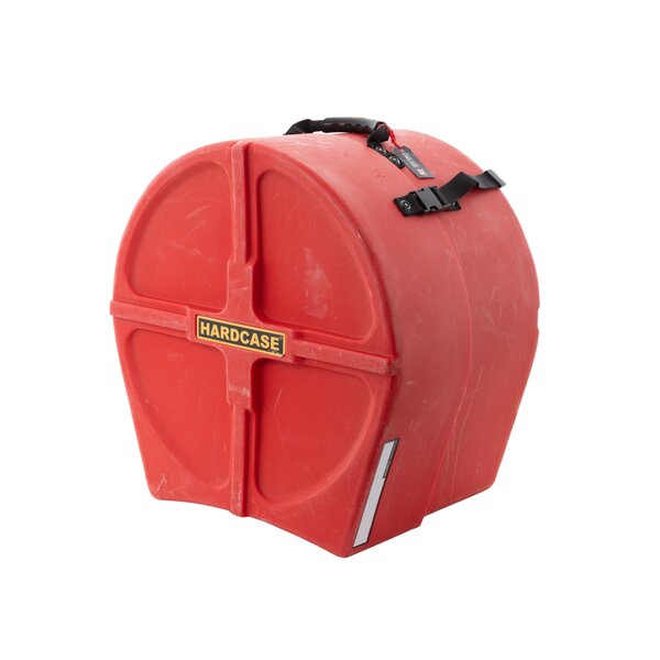 Hardcase Hardcase 16" Fully Lined Floor Tom Drum Case, Red