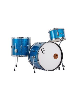 C&C C&C PlayerDate 20" Drum Kit, Blue Sparkle