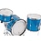 C&C C&C PlayerDate 20" Drum Kit, Blue Sparkle