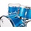 C&C C&C PlayerDate 20" Drum Kit, Blue Sparkle
