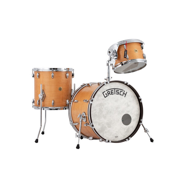 Gretsch Gretsch Broadkaster 20" Drum Kit, Natural Satin